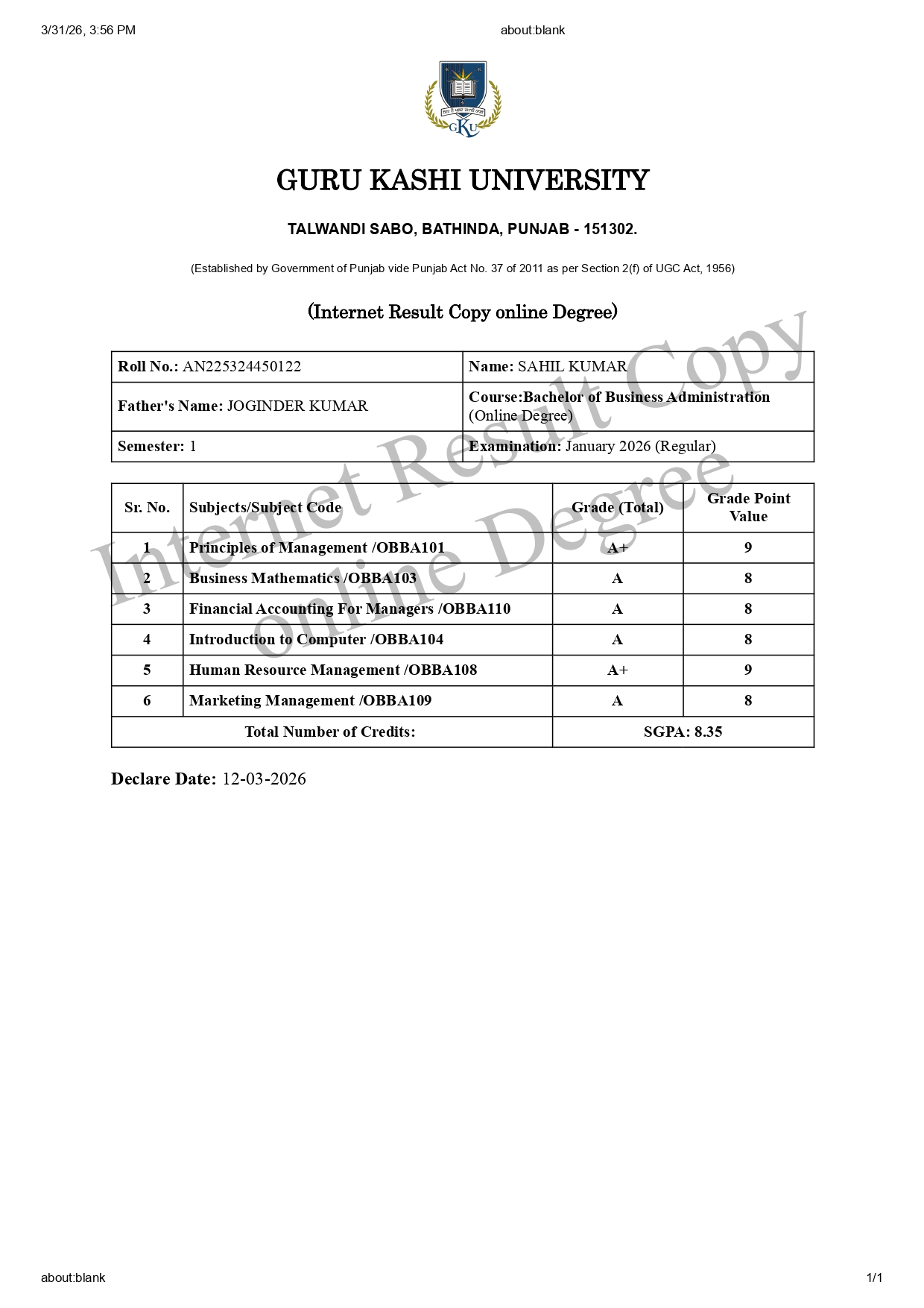 Vishwash Academy of Education