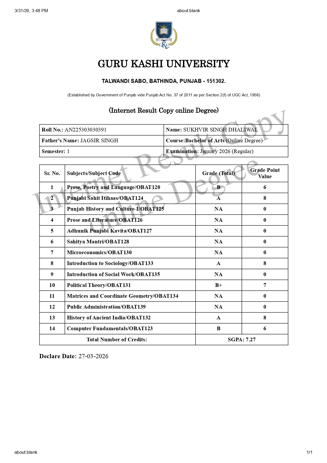 Vishwash Academy of Education